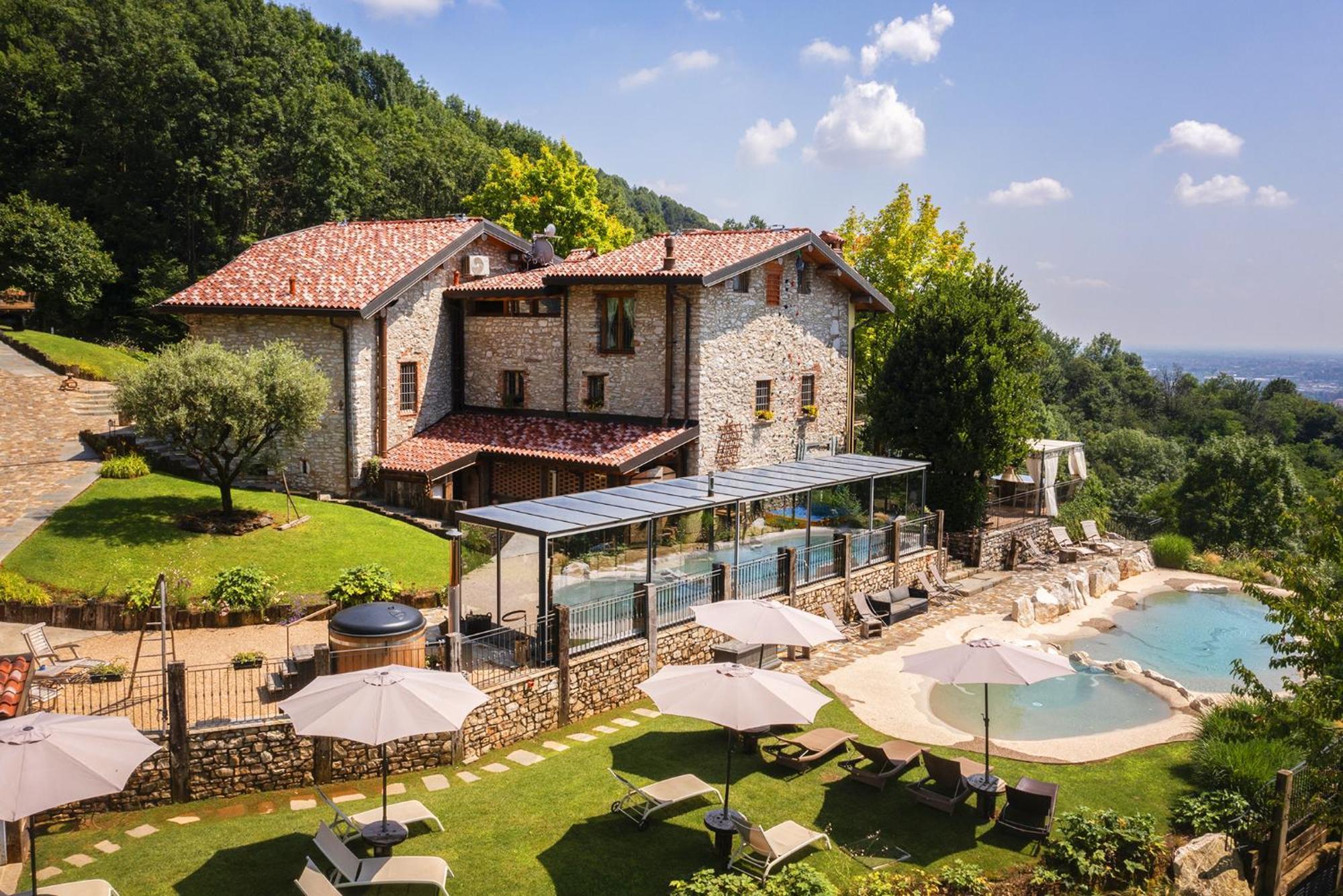 Agriturismo Ca' Fenile Alzano Lombardo エクステリア 写真
